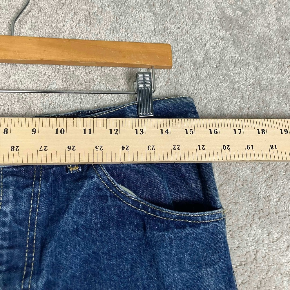 Vintage 70s Blue Denim Jeans Mens Made in USA Scovill Zip Retro Fits 30x31 - Picture 9 of 14